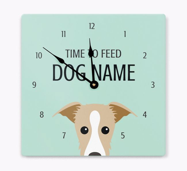 Time To Feed: Personalized {breedFullName} Wall Clock